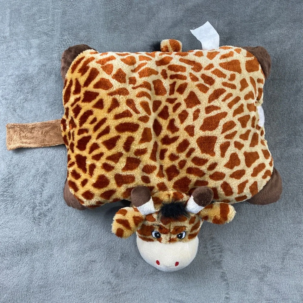 Jolly Giraffe Pillow Pets Originals Stuffed‎ Animal Plush Brown Safari
